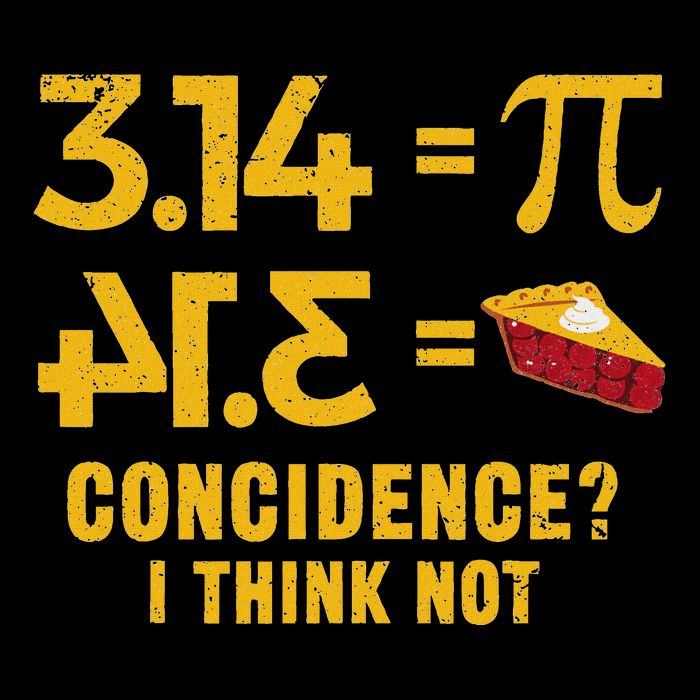Pi 3 14 = Pie Coincidence I Think Not Math Pun Drawstring Bag