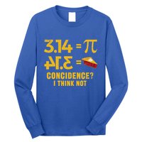 Pi 3 14 = Pie Coincidence I Think Not Math Pun Long Sleeve Shirt