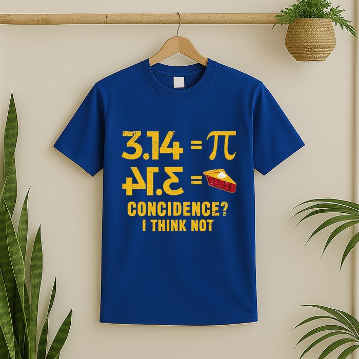 Pi 3 14 = Pie Coincidence I Think Not Math Pun T-Shirt