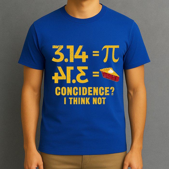 Pi 3 14 = Pie Coincidence I Think Not Math Pun T-Shirt