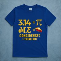 Pi 3 14 = Pie Coincidence I Think Not Math Pun T-Shirt