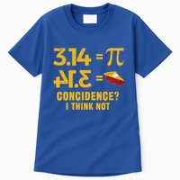 Pi 3 14 = Pie Coincidence I Think Not Math Pun Tall T-Shirt