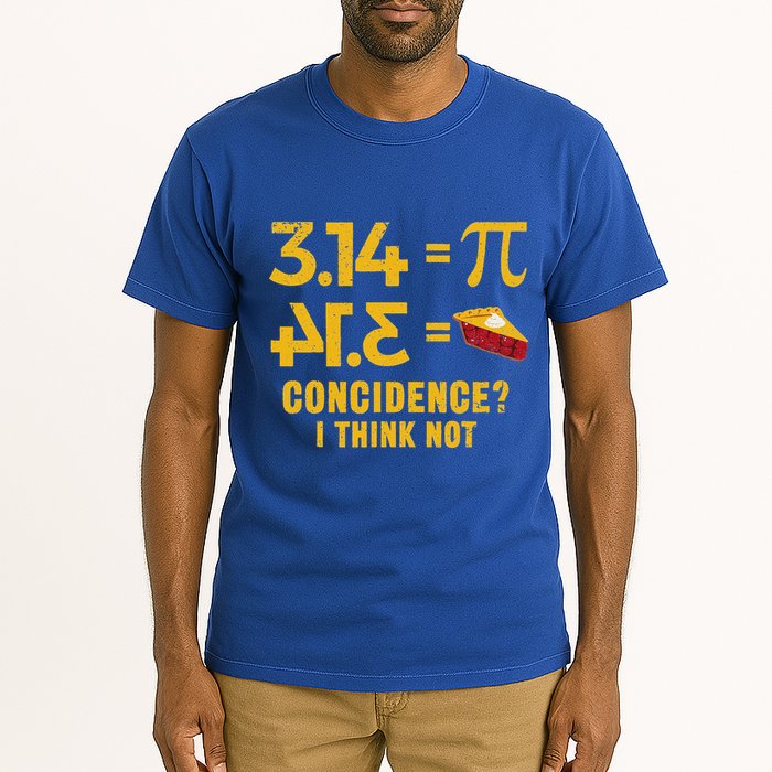 Pi 3 14 = Pie Coincidence I Think Not Math Pun Tall T-Shirt