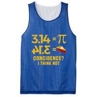 Pi 3 14 = Pie Coincidence I Think Not Math Pun Mesh Reversible Basketball Jersey Tank