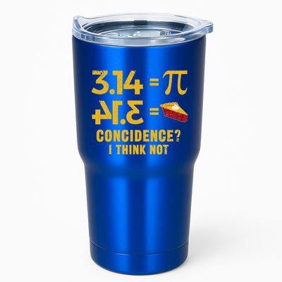 Pi 3 14 = Pie Coincidence I Think Not Math Pun Tumbler