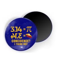 Pi 3 14 = Pie Coincidence I Think Not Math Pun Magnet