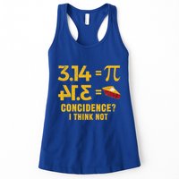 Pi 3 14 = Pie Coincidence I Think Not Math Pun Womens Tank Top