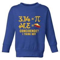 Pi 3 14 = Pie Coincidence I Think Not Math Pun Toddler Sweatshirt