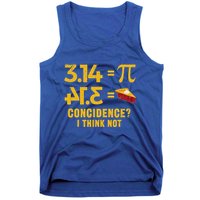 Pi 3 14 = Pie Coincidence I Think Not Math Pun Tank Top