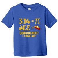 Pi 3 14 = Pie Coincidence I Think Not Math Pun Toddler T-Shirt
