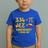 Pi 3 14 = Pie Coincidence I Think Not Math Pun Toddler T-Shirt