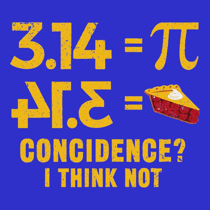 Pi 3 14 = Pie Coincidence I Think Not Math Pun Women's V-Neck T-Shirt