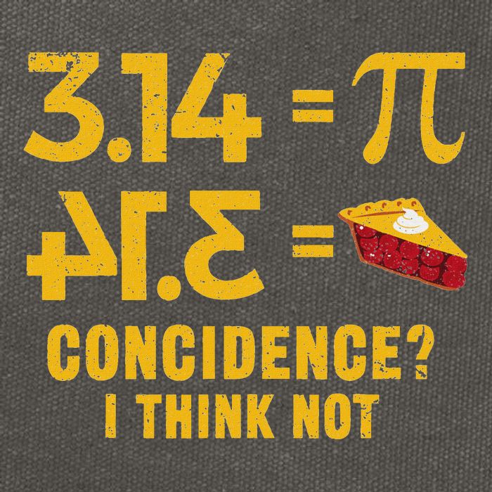 Pi 3 14 = Pie Coincidence I Think Not Math Pun Cotton Canvas Backpack
