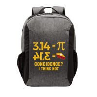 Pi 3 14 = Pie Coincidence I Think Not Math Pun Vector Backpack
