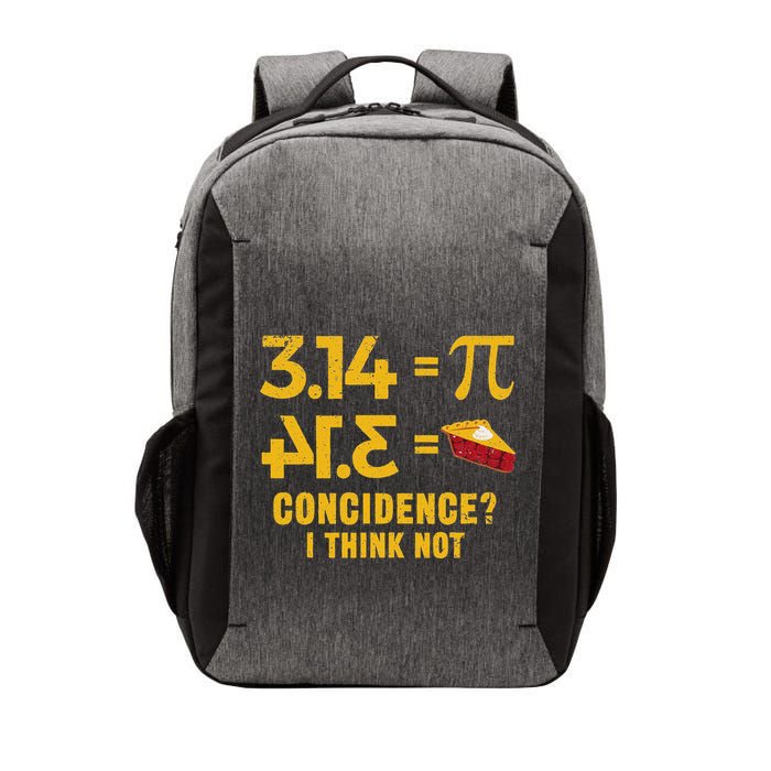 Pi 3 14 = Pie Coincidence I Think Not Math Pun Vector Backpack