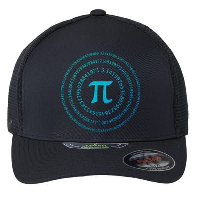 Pi 3 4 Number Symbol Pi Math Gift Flexfit Unipanel Trucker Cap