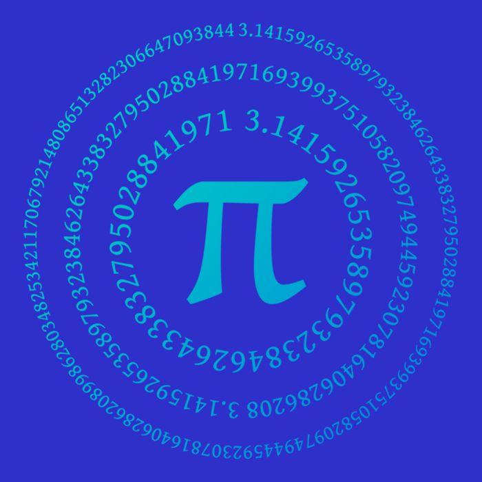 Pi 3 4 Number Symbol Pi Math Gift Mousepad