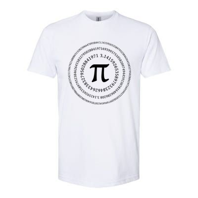 Pi 3 4 Number Symbol Pi Math Gift Softstyle® CVC T-Shirt