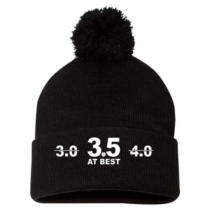Pickleball 3.5 At Best Pom Pom 12in Knit Beanie