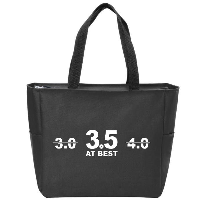 Pickleball 3.5 At Best Zip Tote Bag