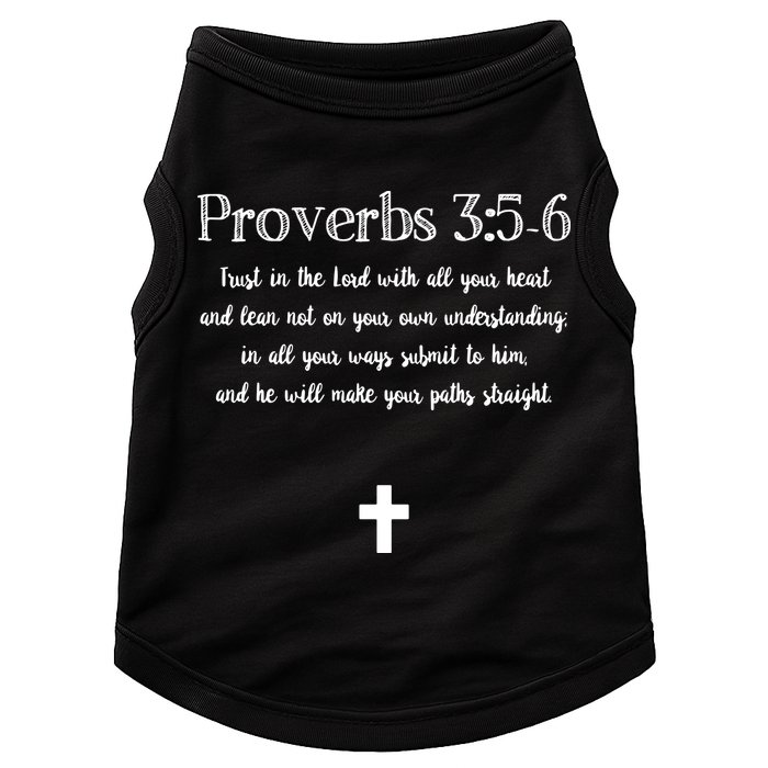 Proverbs 356 Bible Verse Scripture Christian Pullover Doggie Tank