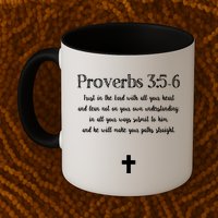 Proverbs 356 Bible Verse Scripture Christian Pullover Mug