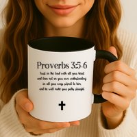 Proverbs 356 Bible Verse Scripture Christian Pullover Mug