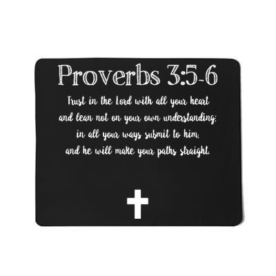 Proverbs 356 Bible Verse Scripture Christian Pullover Mousepad
