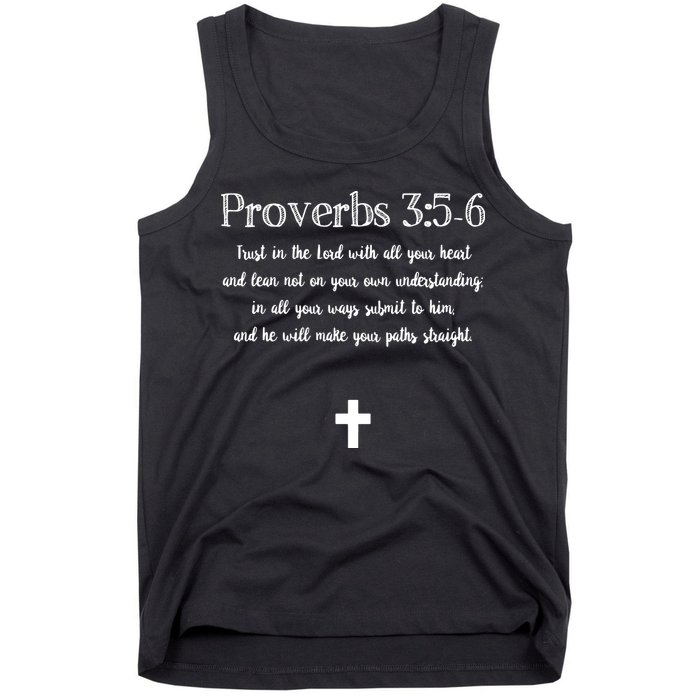 Proverbs 356 Bible Verse Scripture Christian Pullover Tank Top