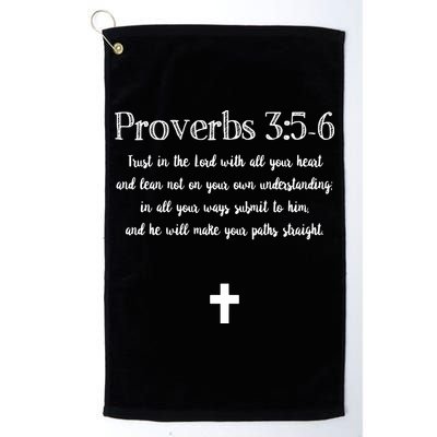 Proverbs 356 Bible Verse Scripture Christian Pullover Golf Towel