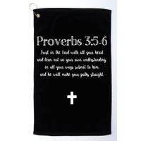 Proverbs 356 Bible Verse Scripture Christian Pullover Golf Towel