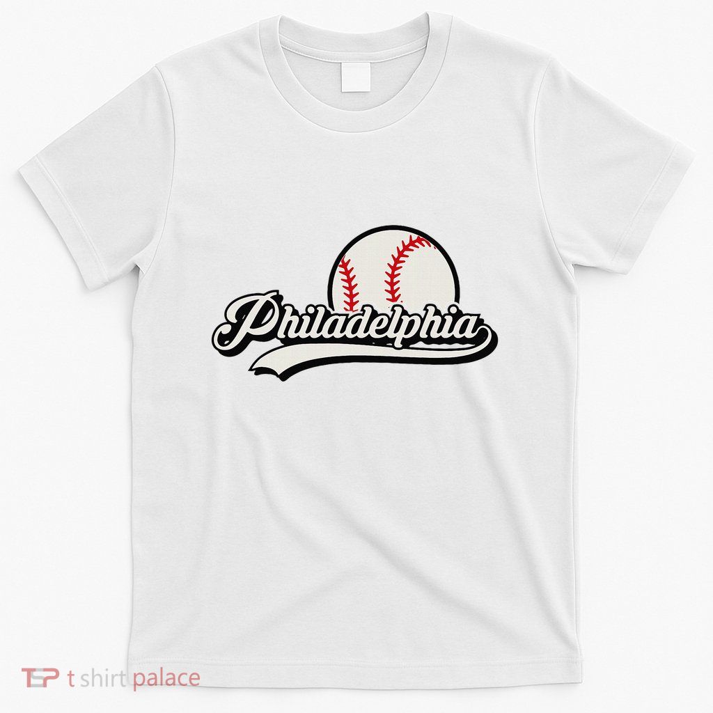 Philadelphia Baseball Downtown Skyline T-Shirt
