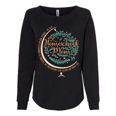 PR 31:26 Christian Homeschool Mom Womens California Wash Sweatshirt