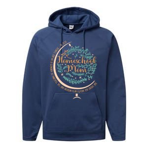 PR 31:26 Christian Homeschool Mom Performance Fleece Hoodie