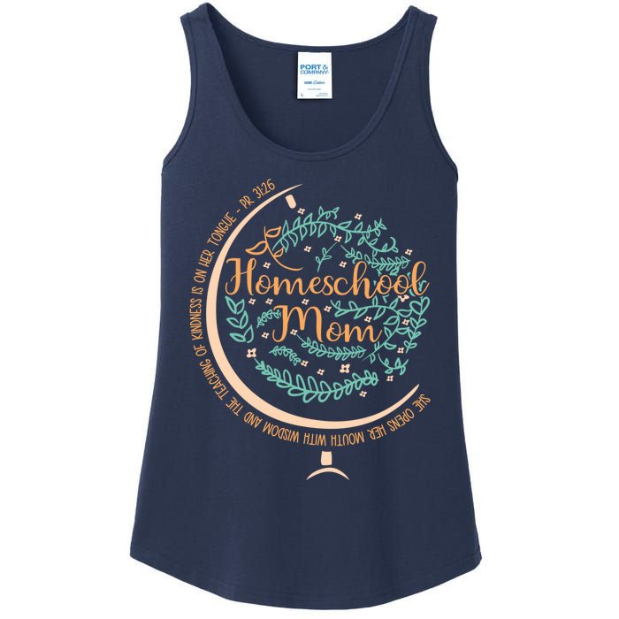 PR 31:26 Christian Homeschool Mom Ladies Essential Tank