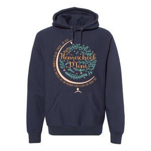 PR 31:26 Christian Homeschool Mom Premium Hoodie