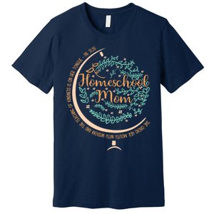 PR 31:26 Christian Homeschool Mom Premium T-Shirt