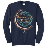 PR 31:26 Christian Homeschool Mom Tall Sweatshirt