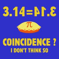 Pi 3.14 Equals Pie Not A Coincidence Button
