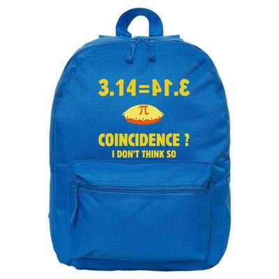 Pi 3.14 Equals Pie Not A Coincidence 16 in Basic Backpack
