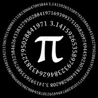 Pi 3.4 Number Symbol Pi Math 7-Panel Snapback Hat