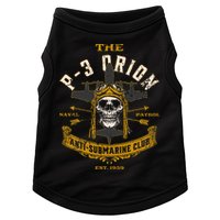 P 3 Orion Anti Submarine Aircraft Skull Distressed Doggie Tank