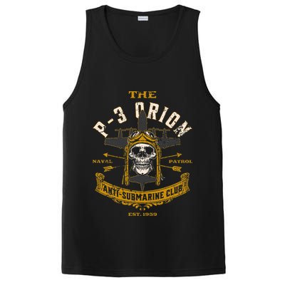 P 3 Orion Anti Submarine Aircraft Skull Distressed PosiCharge Competitor Tank