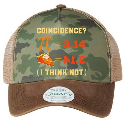 Pi 3,14 = Pie Coincidence I Think Not Pun Math Nerd Pi Day Legacy Tie Dye Trucker Hat