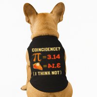 Pi 3,14 = Pie Coincidence I Think Not Pun Math Nerd Pi Day Doggie Tank