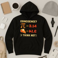 Pi 3,14 = Pie Coincidence I Think Not Pun Math Nerd Pi Day Hoodie