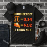 Pi 3,14 = Pie Coincidence I Think Not Pun Math Nerd Pi Day Tall T-Shirt