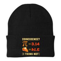 Pi 3,14 = Pie Coincidence I Think Not Pun Math Nerd Pi Day Beanie