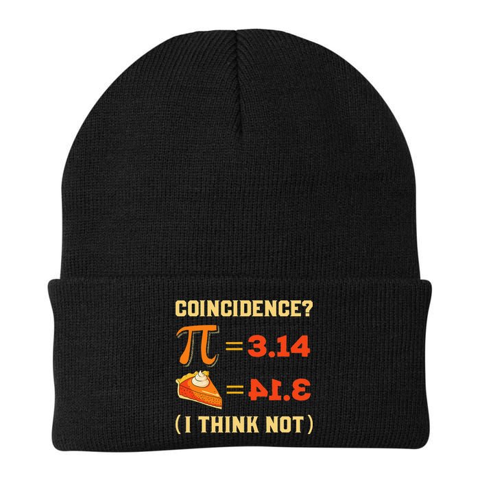 Pi 3,14 = Pie Coincidence I Think Not Pun Math Nerd Pi Day Beanie