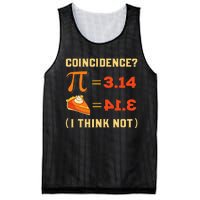 Pi 3,14 = Pie Coincidence I Think Not Pun Math Nerd Pi Day Mesh Reversible Basketball Jersey Tank